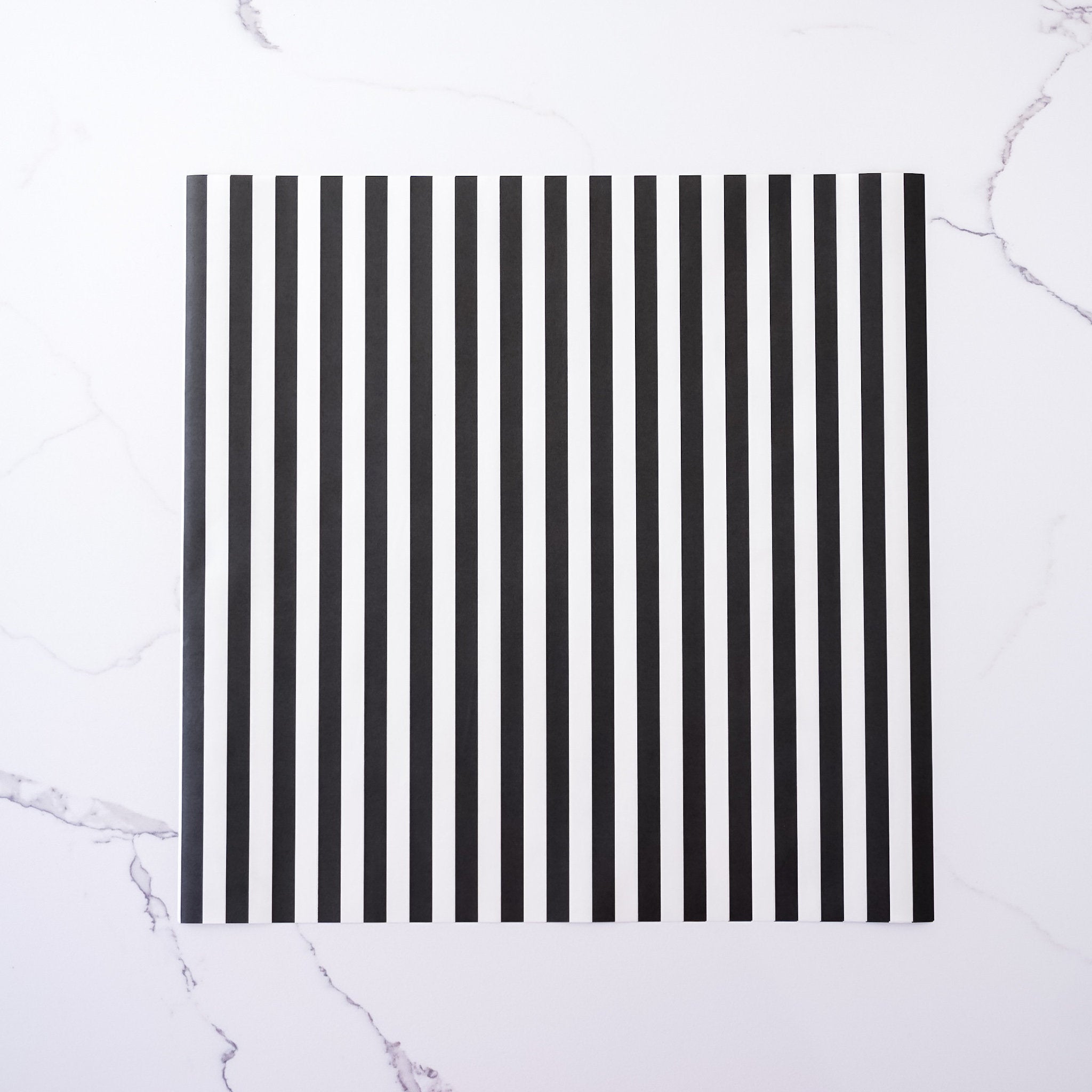 black and white striped deli paper