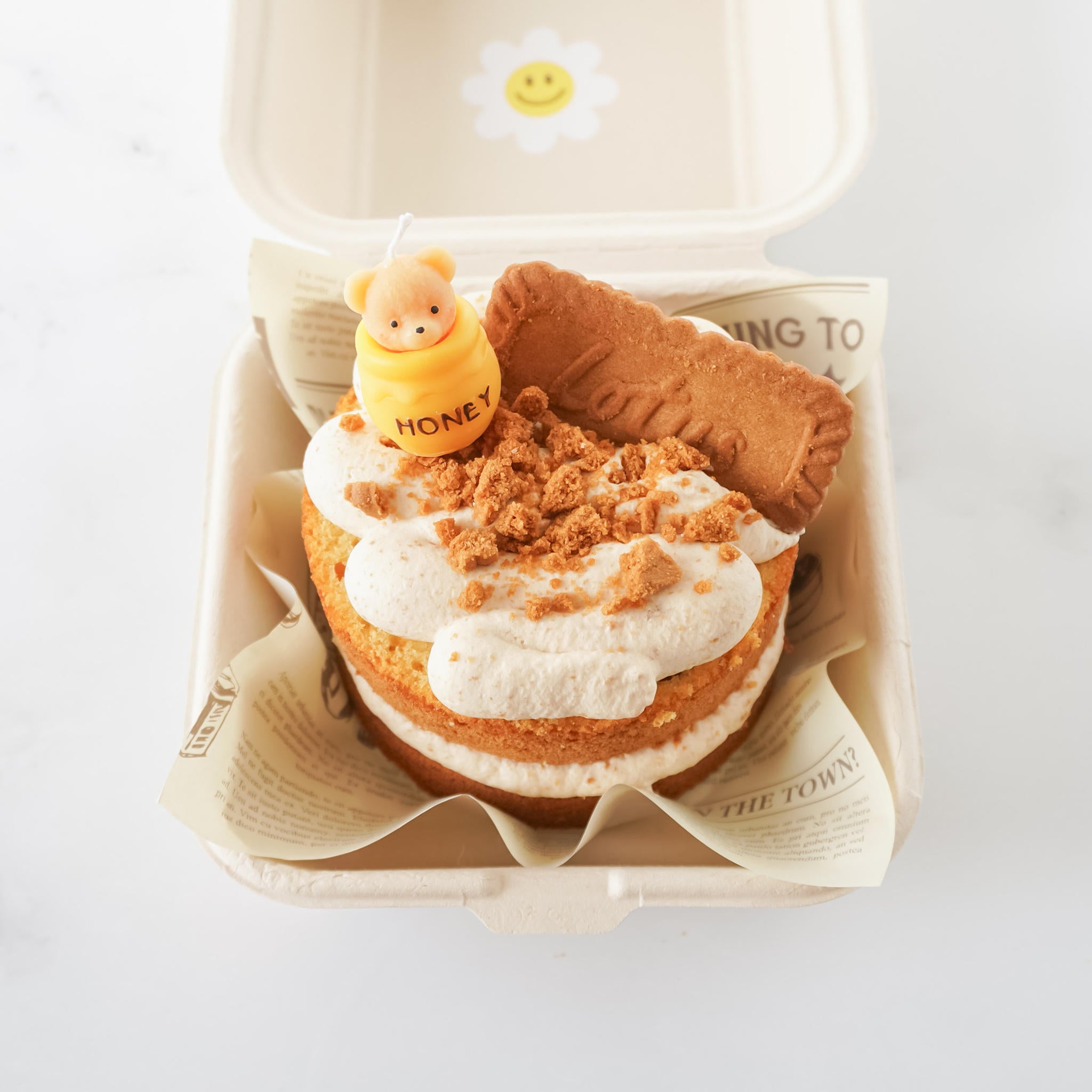 honey bear cake topper