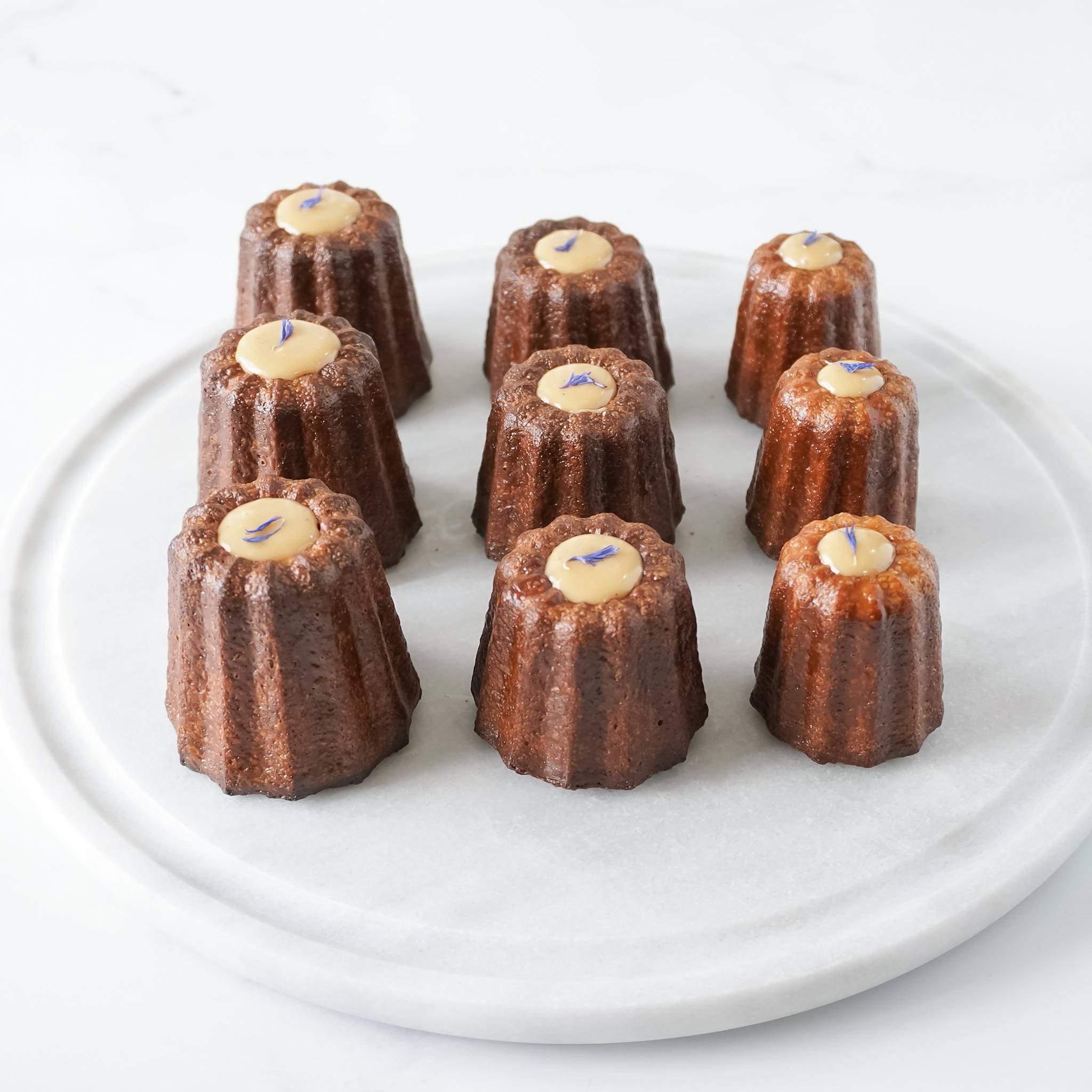 Earl grey caneles