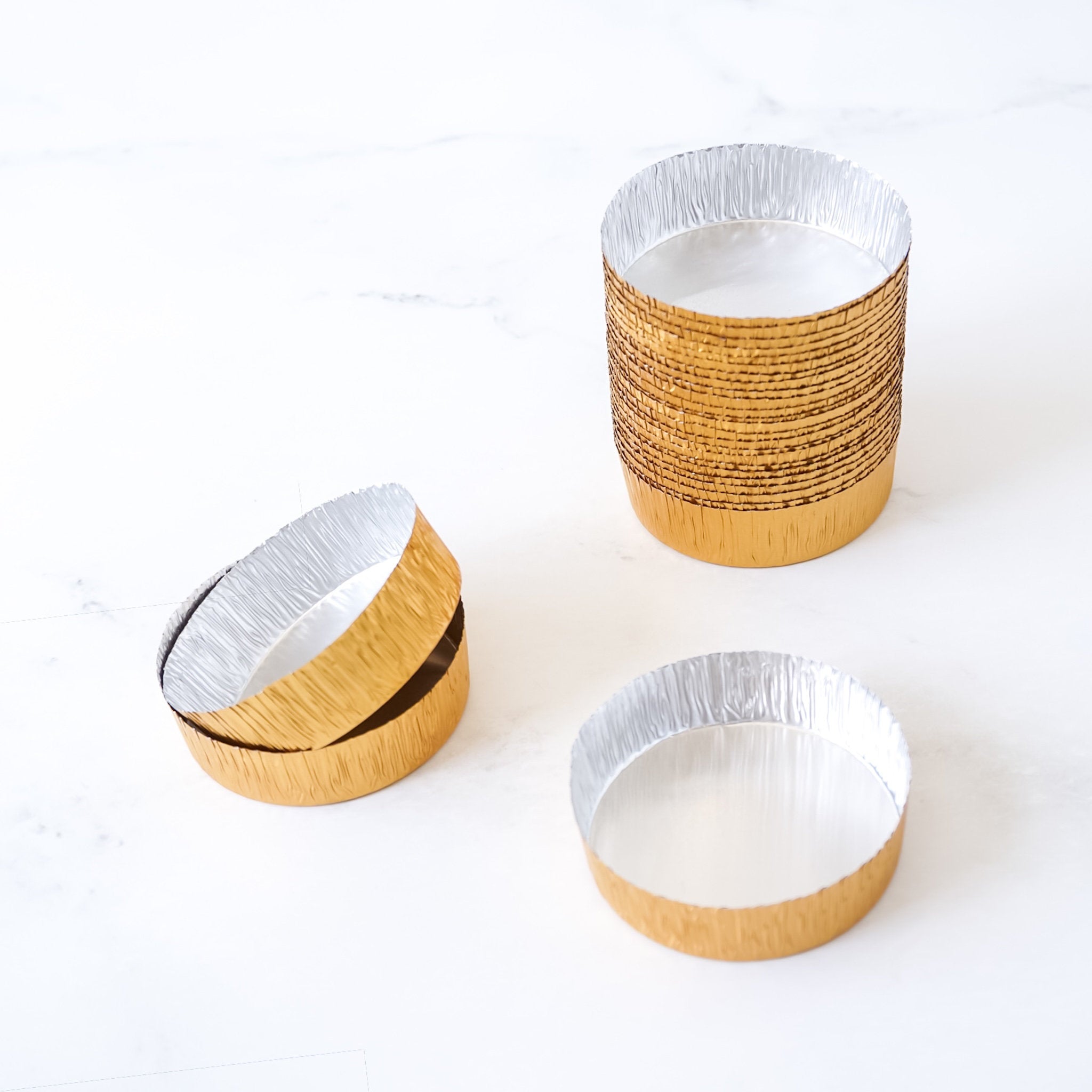 gold aluminum foil, galette bretonne mold