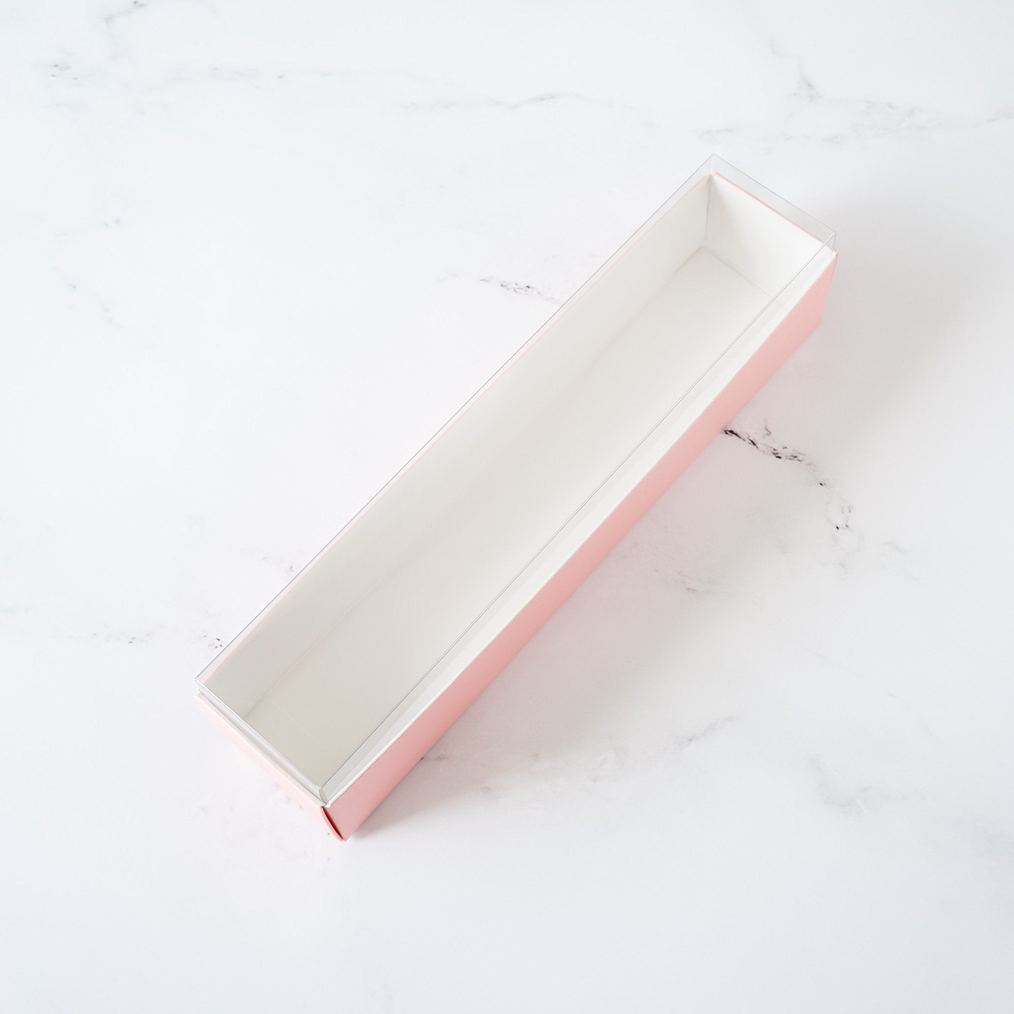 pink macaron box