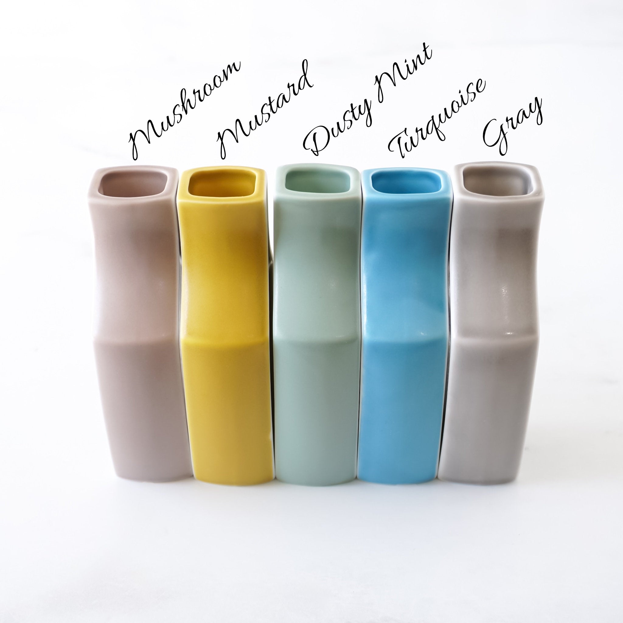 Oda pottery porcelain flower vases