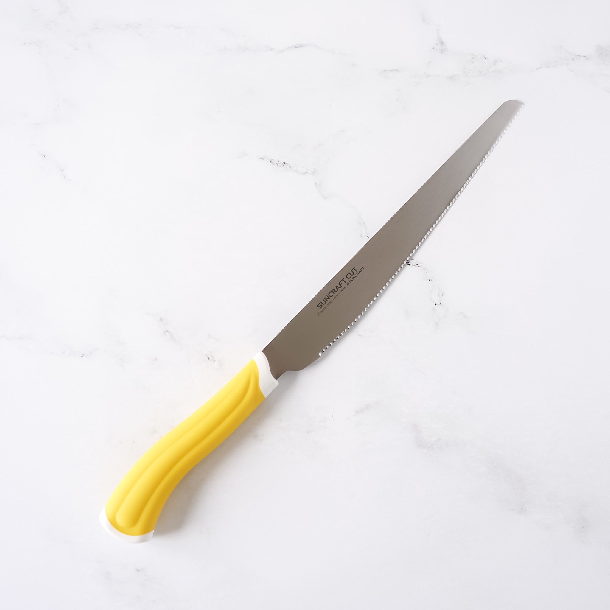 serrated bread knife, made in Japan
