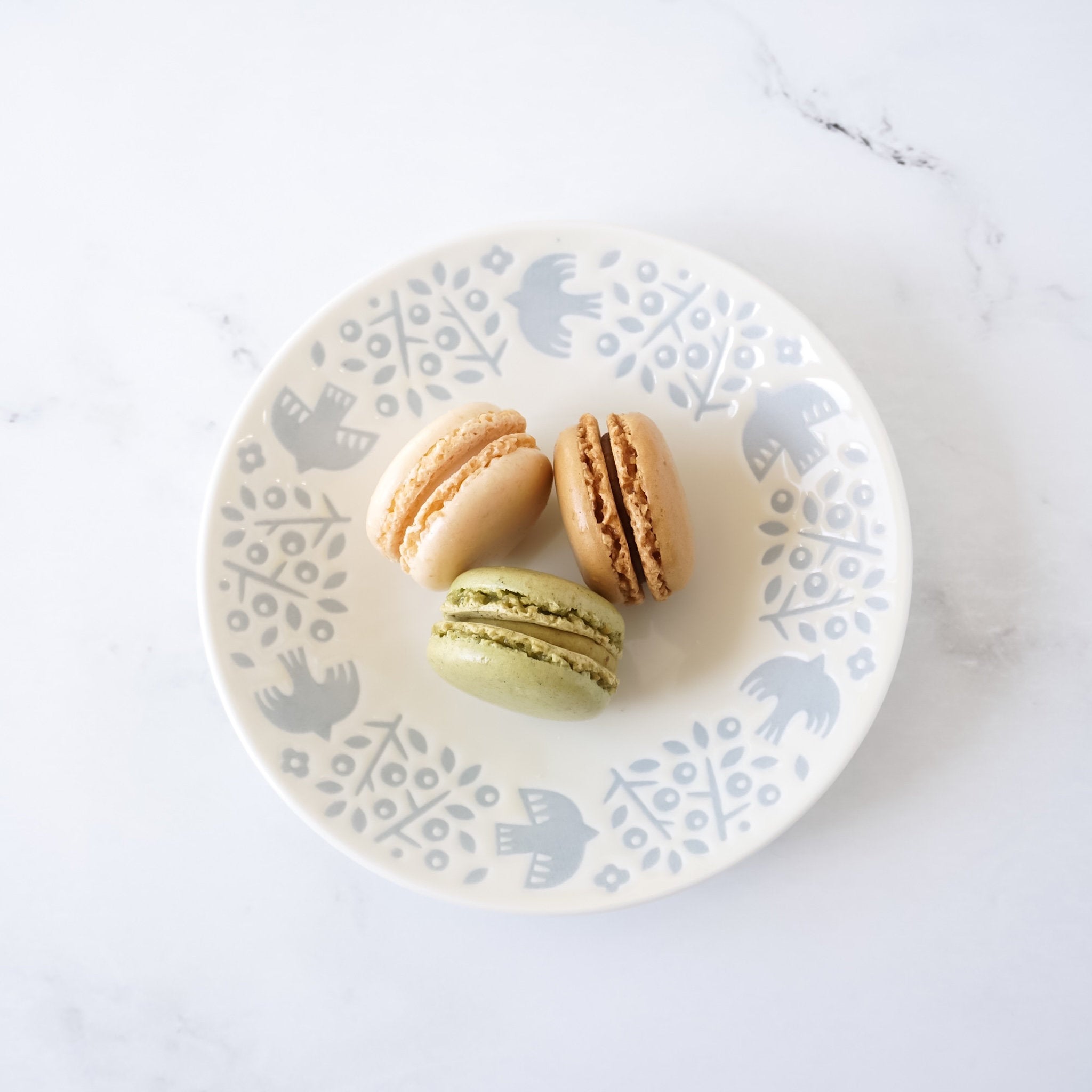 small dessert plate in white