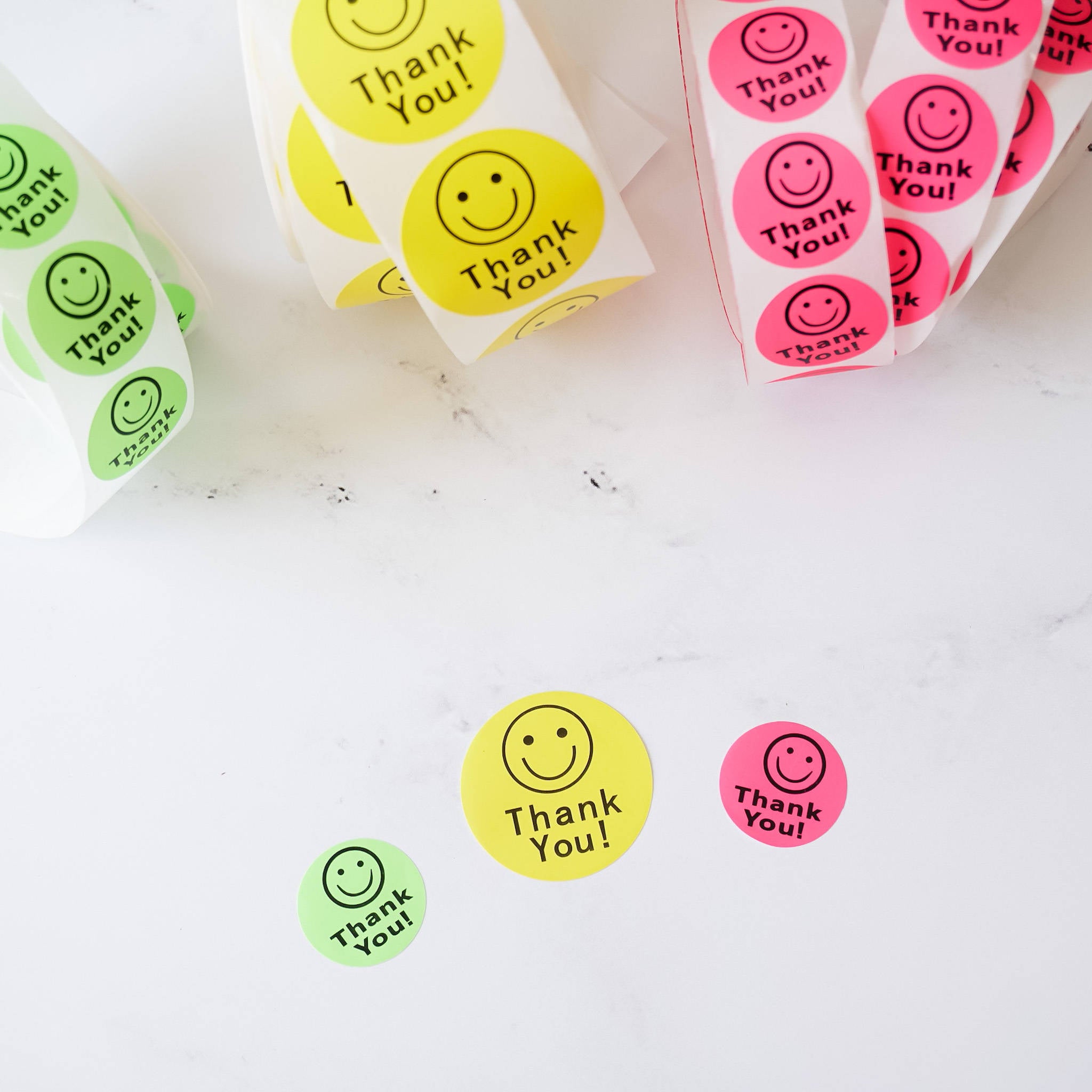 thank you roll sitckers