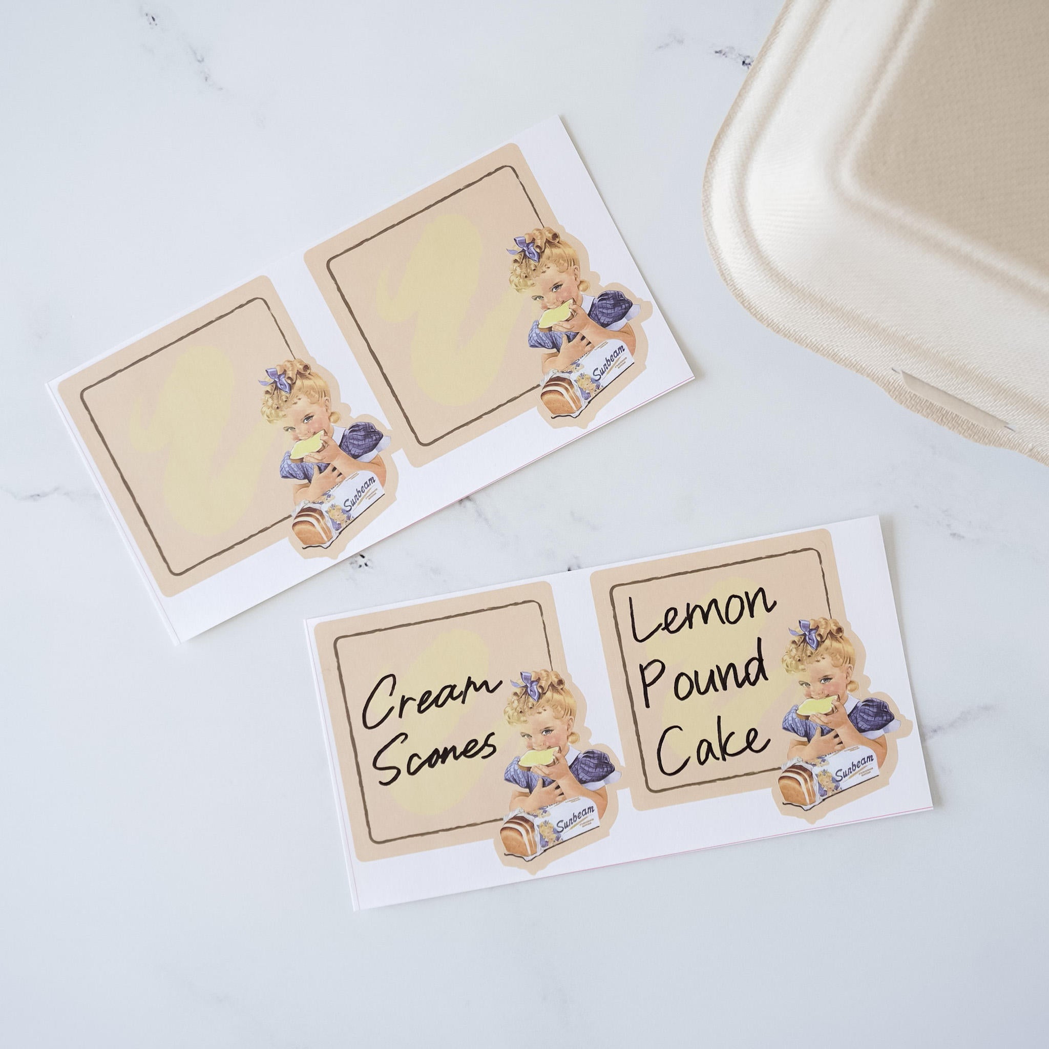 vintage style stickers