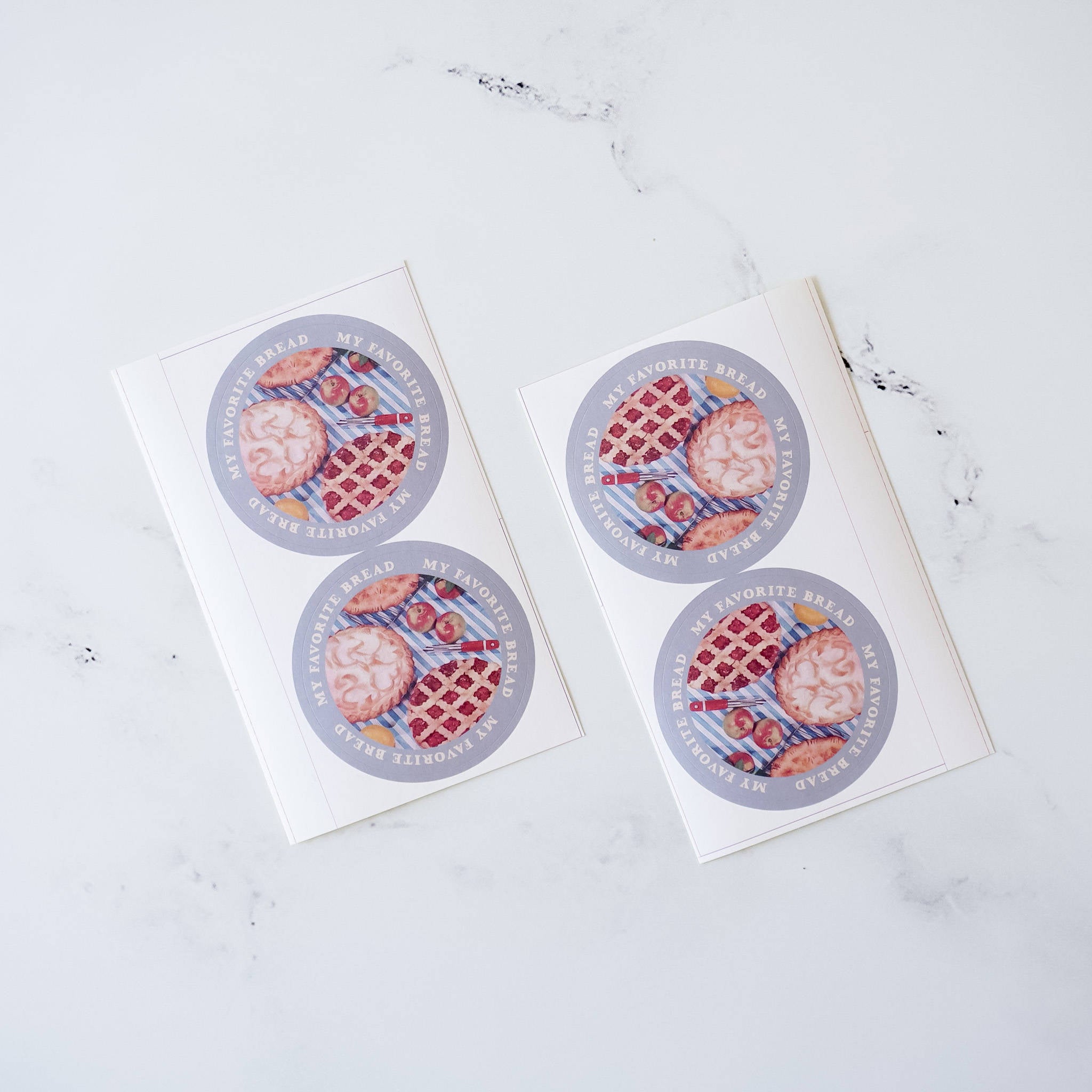 vintage style stickers