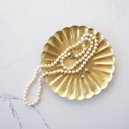 brass decorative tray in medium