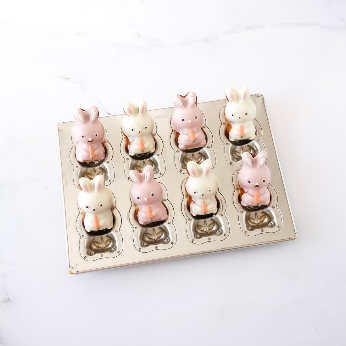 bunny madeleine baking pan, made in Japan