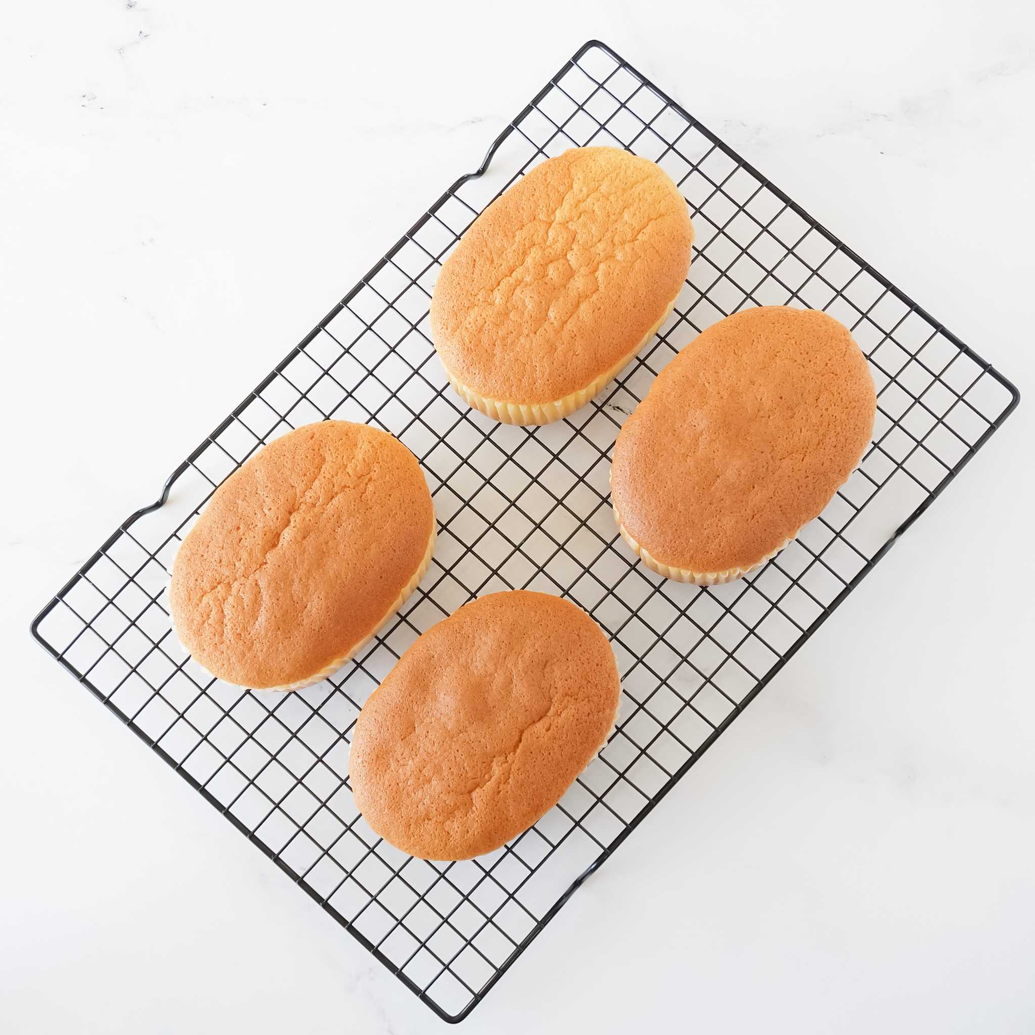honey castella cakes