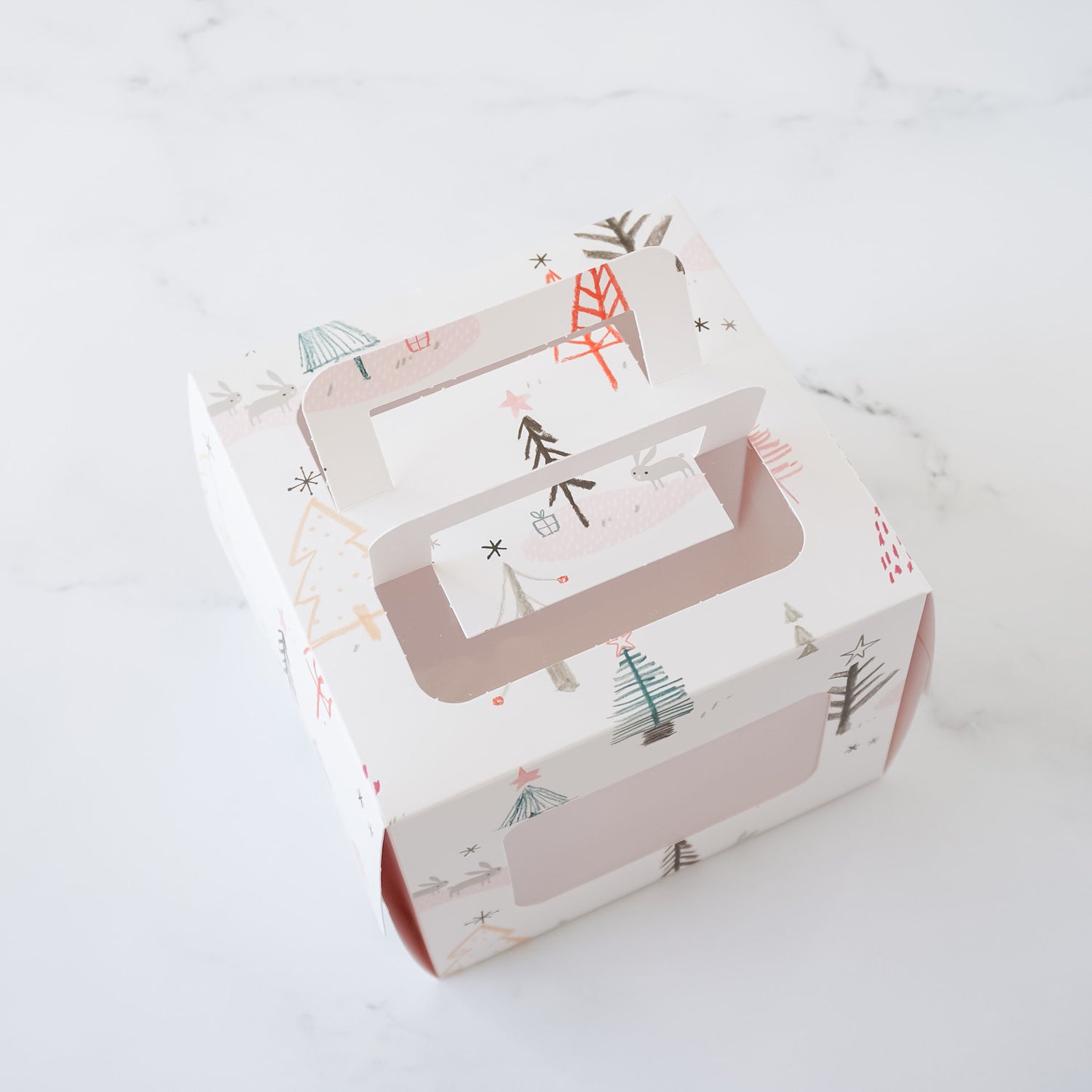 mini cake box with window