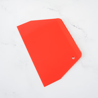 dough scraper in red