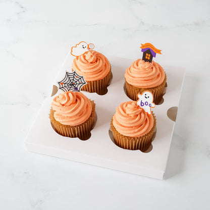 Halloween pumpkin cupcakes