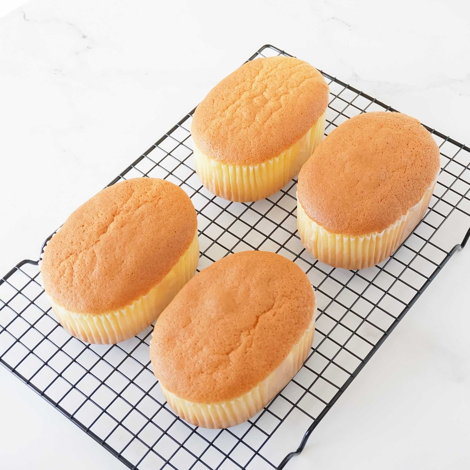 honey castella cakes