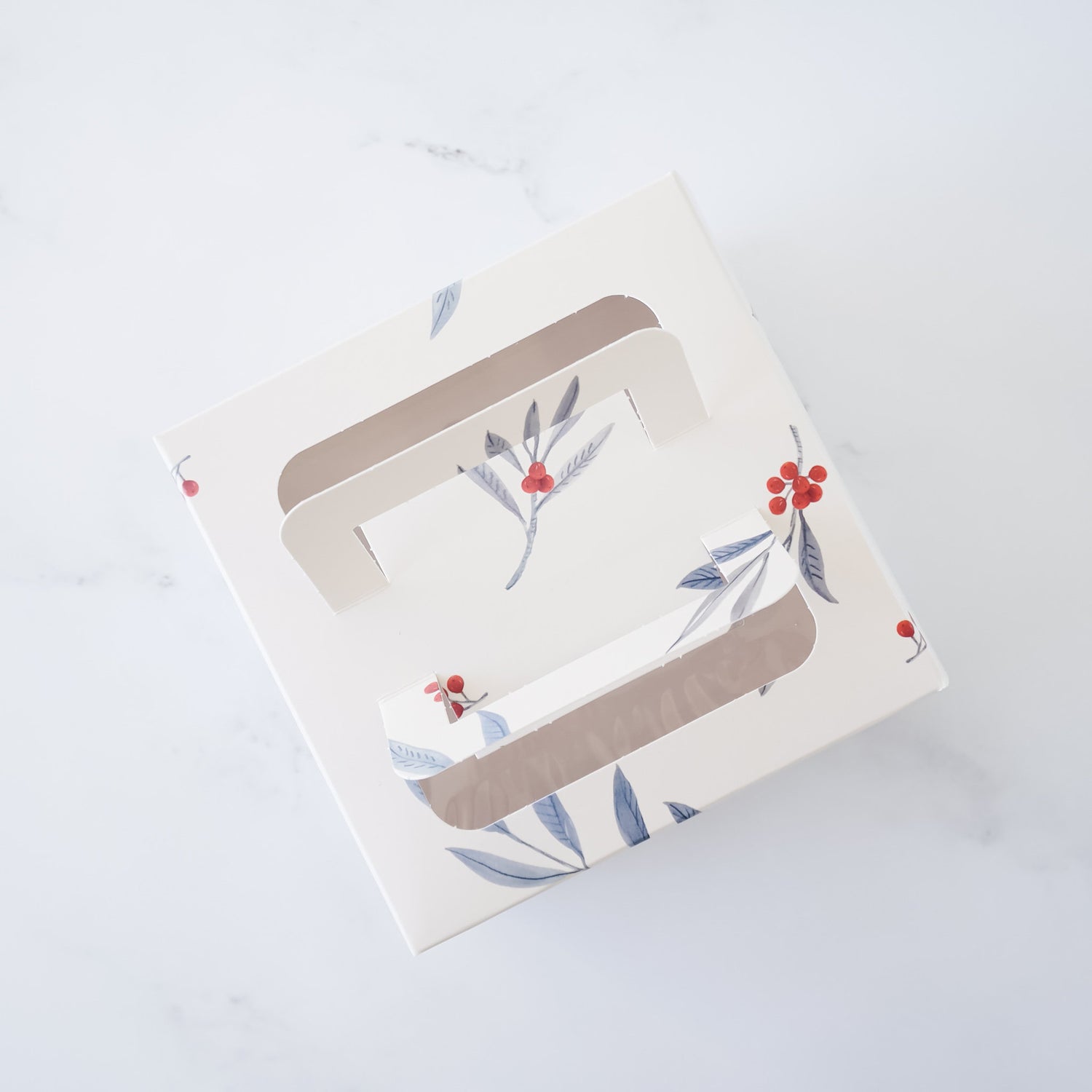 Christmas cake box with window