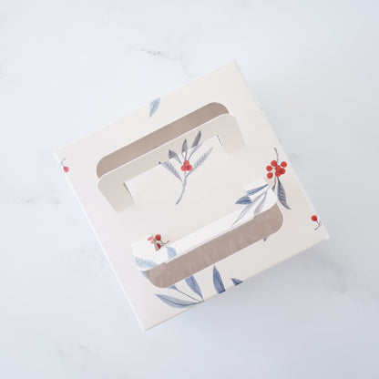 Christmas cake box with window