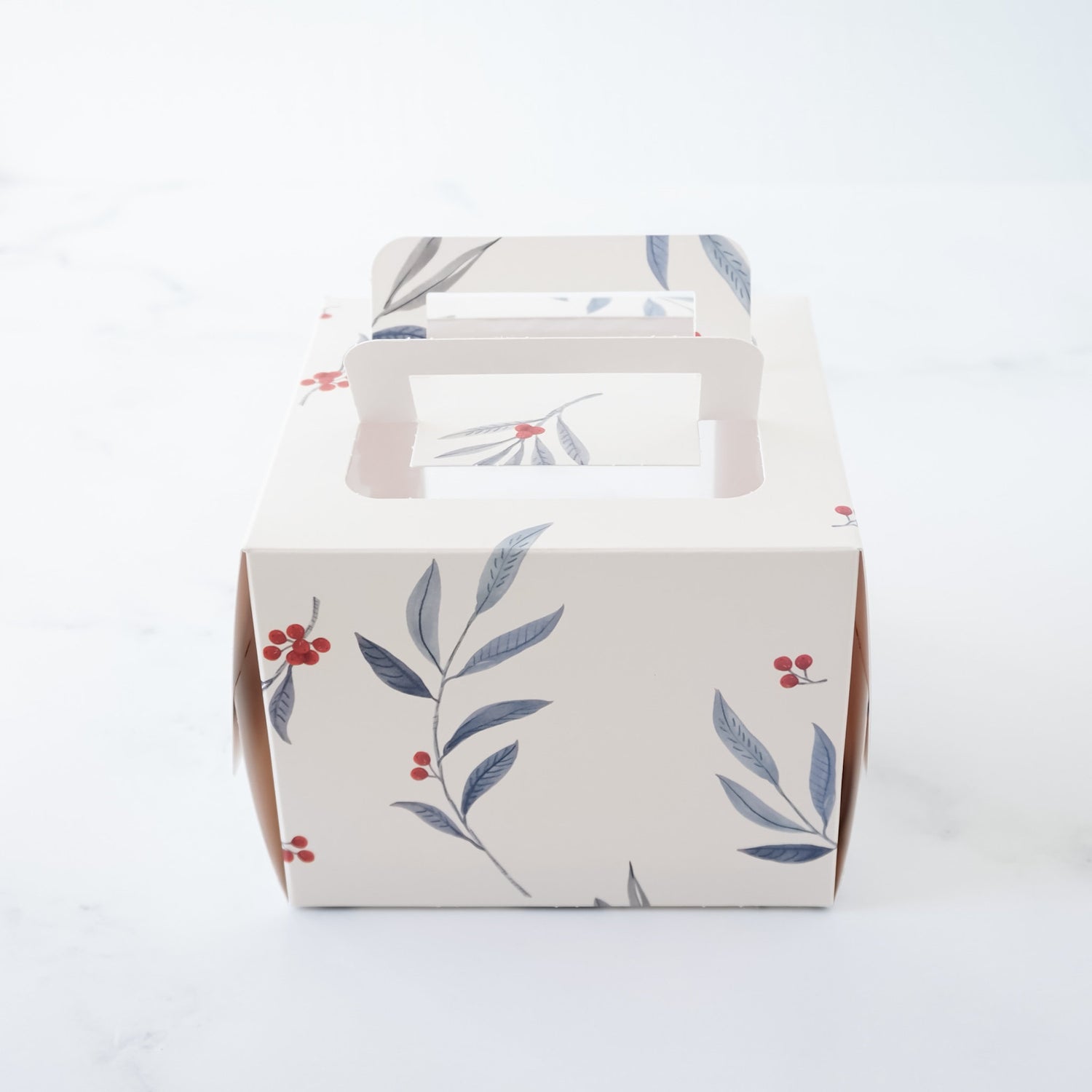 Christmas cake box with window