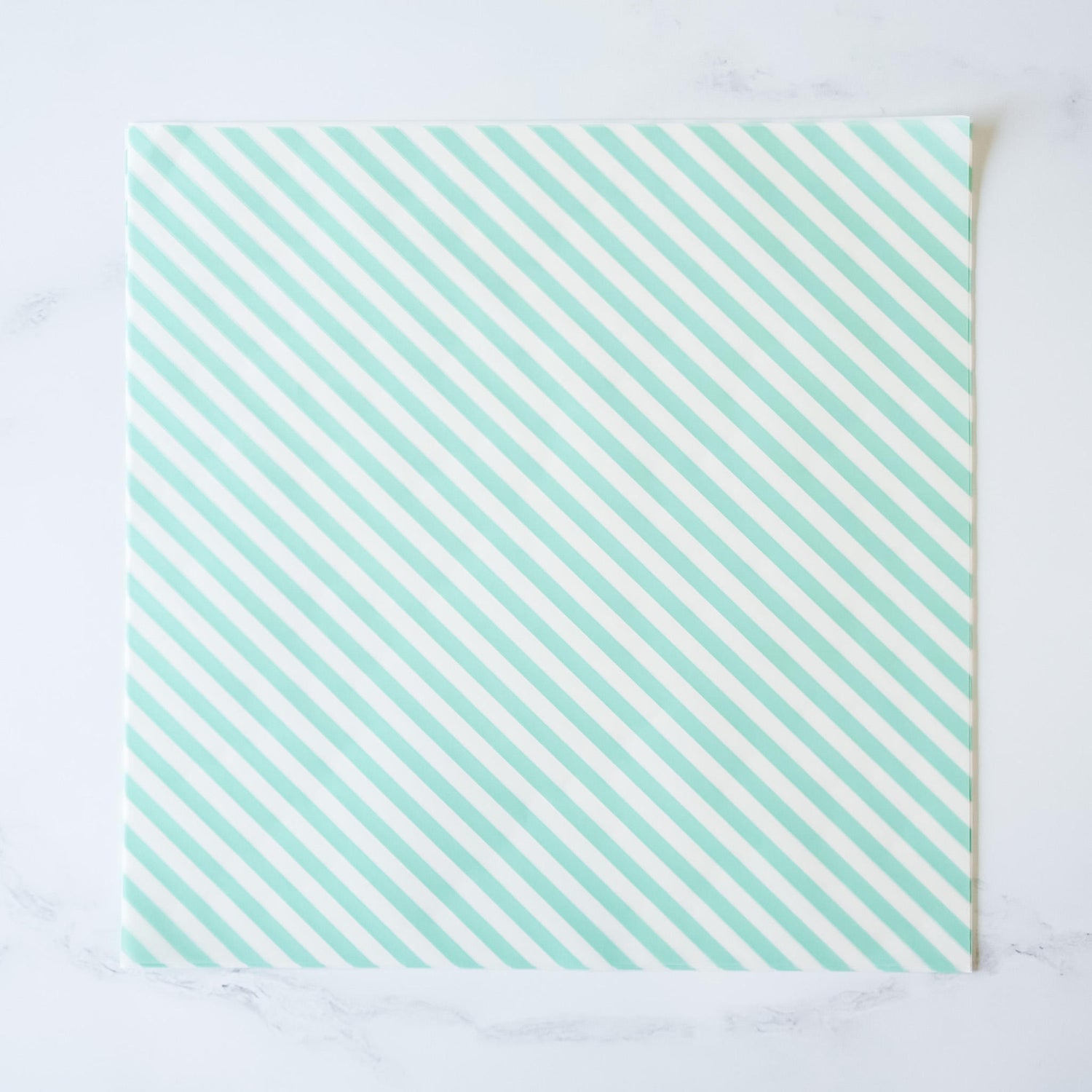 mint stripe parchment paper