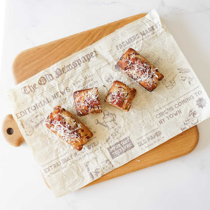 sausage financier cake