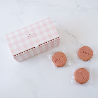 pink cookie box