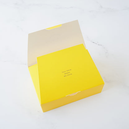 smile printed bakery box