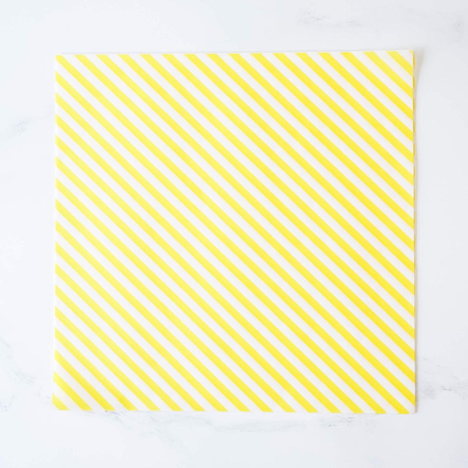 yellow stripe printed parchment paper